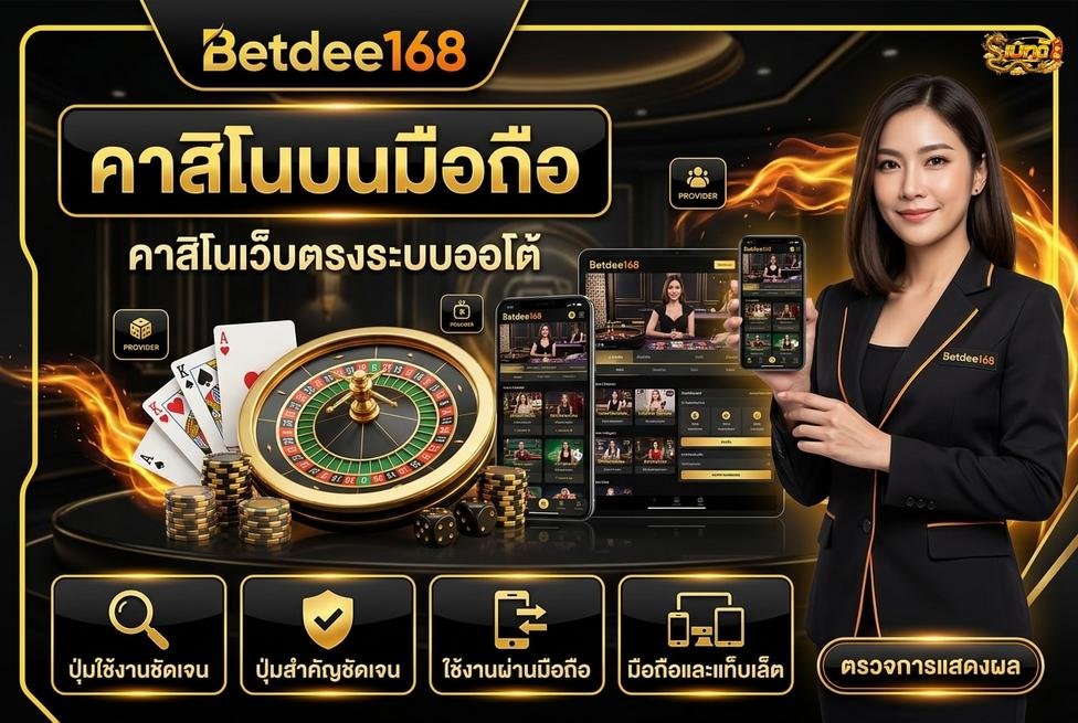 Betdee168plus - คาสิโนเล่นผ่านมือถือ