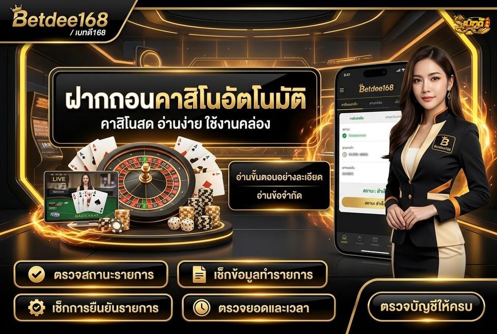 คาสิโนฝากถอนออโต้ เบทดี168