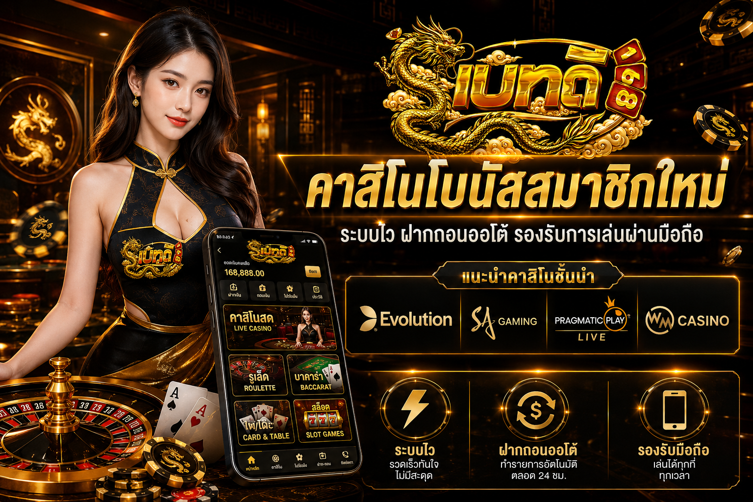 คาสิโนโบนัสสมาชิกใหม่ สิทธิพิเศษและเงื่อนไขเจาะลึกในปี 2026