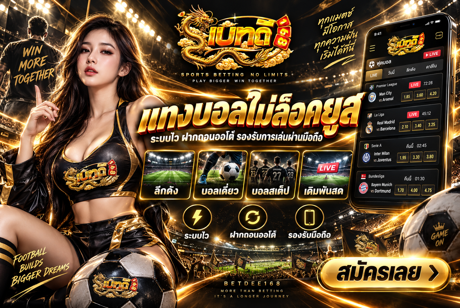 แทงบอลไม่ล็อคยูส เช็กเงื่อนไขก่อนเล่นล่าสุด 2026